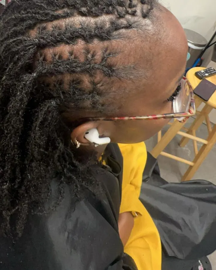 Loc retwist and style